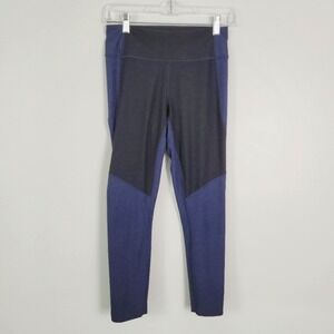 Outdoor Voices Tech Sweat 7/8 Two Tone‎ Color block Leggings Size Small